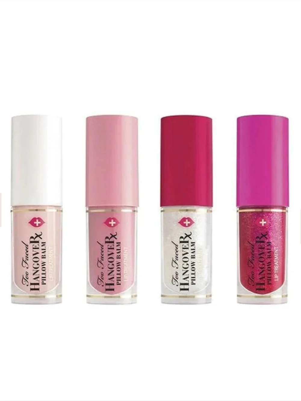 NIB Too Faced HangoveRX Pillow Lip Balm Set 4 Pc